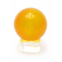 Шар хрустальный на подставке оранжевый (4 см), K328866 - фото товара