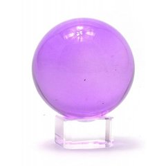 Кришталева куля на підставці фіолетовий (5 см), K328741 - фото товару