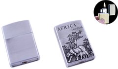 Запальничка кишенькова AFRICA (Звичайне полум'я) №HL-117-3, №HL-117-3 - фото товару
