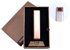USB зажигалка в подарочной упаковке (спираль накаливания, оранжевый) №4822-4, №4822-4 - фото товара